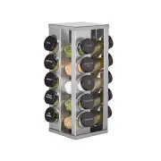 20 Jar Heritage Revolving Countertop Spice Rack Organizer with Spices Include...