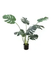 [Fusion Botanicals] Potted Faux Monstera Vine Plant 110cm in Green