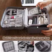 Cable Organizer Bag Charger USB Electronic Accessories Storage Travel Case NEW