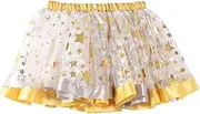 [bellv] Sequin Tutu Skirt for Girls - Layered Sparkle Tutu with Sequins | Toddler Sequin Skirt for Kids Girls Aged 3 Years and Up, Sequin Tutu, Toddler Tutu