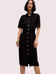 button front shirtdress