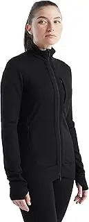 [Icebreaker] Women's Standard Quantum III Long Sleeve Wool Athletic Full Zip Sweater