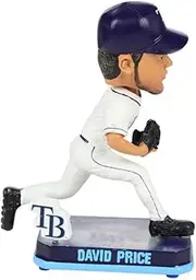 MLB Tampa Bay Rays Price D. #14 2014 Springy Logo Base Bobble Home, Blue