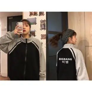 暖心服飾 bigbang同款外套gd權志龍棒球服韓版秋冬寬松情侶衣服上衣潮加絨