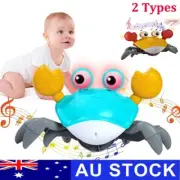 Crawling Crab Baby Toy,Baby Musical Toys for Toddlers 1-3,Tummy Time Baby Toys