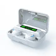 TWS Bluetooth 5.0 Earphones 2200mAh Charging Box Wireless Headphone 9D Stereo Sports Waterproof Earbuds Headsets With Microphone - C