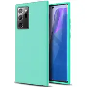 ZUSLAB Galaxy Note 20 Ultra 5G Nano Silicone Case Shockproof Gel Rubber Bumper Protective Cover for Samsung - Mint Green