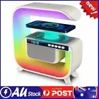 Smart RGB Atmosphere Table Touch Lamp Clock Bluetooth Speaker Wireless Charger