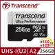 創見 MicroSDHC U3 C10 256GB記憶卡(TS256GUSD340S)