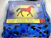 Sleazy Sleepwear for Horses Stretch Neck Hood Nylon Bubbles Mane Tamer Zipper