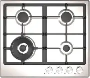 Casa 60cm Stainless Steel Gas Cooktop GHS60CA