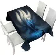Animal Art Divine Within God Wolf Tablecloth