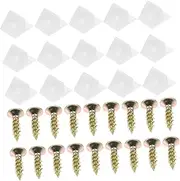 Drawer Reinforcement Kit Pcs Plastic Angle Code Wedges Screws for Sagging Fix