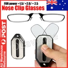 Flexible Portable Mini Nose Clip Reading Glasses Wallet Pocket Phone 1.5 2.0 2.5