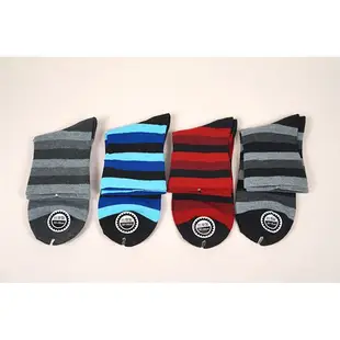 【Amiss】寬口精緻造型無痕襪【3雙組】-條紋 寬口襪/C101-5