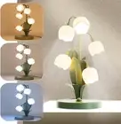 Flower Table Lamp 5 Lily of the Valley Bedside Lamps Floral PC Lamp Shades Eye C