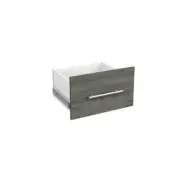 ClosetMaid Style+ 17" x 10" Tower Drawer Kit Soft-Close Glides Wood Coastal Teak