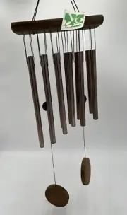 21in Wind Chimes Outdoor Large Copper Windchime Adjustable Tuned Garden Decor