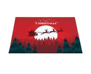 Christmas Mats for Front Door Indoor Doormat Front Door Mat Washable Floor Mat Entrance Carpet Pet Mat -Style 6