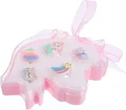 Generic 1 Box Cute Ring Charms Fidget Girl Kit The Ring Rings Play Jewelry Jewelry Plastic