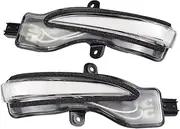 Pizgear Light Dynamic Turn Signal Side Mirror Blinker Indicator, for Mazda, CX-3 CX3 2016-2019 CX-4 CX-5 CX5 2016 Flowing Mirror Indicators(Crystal)