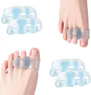Toe Separators for Correcting Bunions and Restoring Toes to Their Original Shape for Men and Women – Toe Spacers Bunion Corrector (Light Blue)