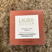 Laura Geller Double Baked Take Versatile Powder Foundation (DEEP) 0.35 oz NEW