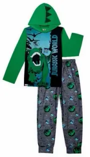 LEGO Dinosaur Jurassic World Pajamas Costume Hoodie Shirt Boy Girl 5 6 7 8 10 12