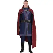Doctor Strange Deluxe Costume Men's Avengers Marvel Superhero Cosplay Outfits Halloween Carnival Party Dress Up Full Set L 170