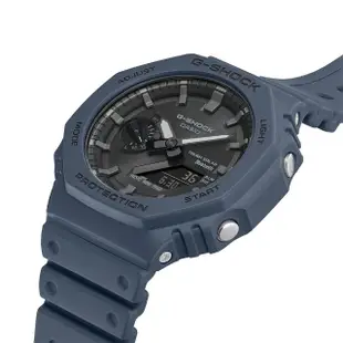 【CASIO 卡西歐】G-SHOCK 農家橡樹 藍牙八角太陽能電子錶(GA-B2100-2A)