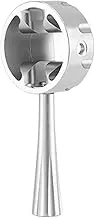 B Baosity Metal Replacement Steam Lever Textured for Coffee Machine Spare Parts Accessories, silver