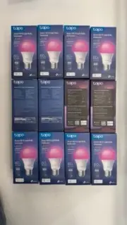 "12" PACK" Tapo TP-Link Smart Bulbs, 16M Colors RGBW, Dimmable L531E