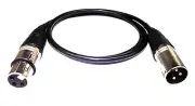 From OZ Quality 1.5M DMX Lead 512 Lighting Wire Cable Laser Lighting Silver +FP