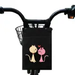 台灣熱賣5折電動車布兜自行車收納袋前置掛包大容量單車儲物布袋手機袋子掛簍