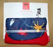 MACLAREN Stroller Reversible Seat Liner Sea Life Medieval Blue Scarlet ADN18052