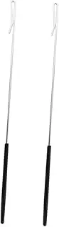2pcs Puppet Control Rods for Small Large Puppets Hand Manipulation Rods with Protective Sleeve for Stage Performances Theater Fun