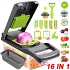 16 in 1 Vegetable Chopper Food Choppers Onion Veggie Slicer Cutter Dicer Kitchen