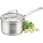 Scanpan Impact 14cm/1.2L Stainless Steel Saucepan Round w/ Lid Cookware Silver