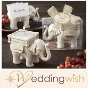 5 x Lucky Elephant Tealight Candle Holder Favour