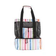[Good Vibes] Goodvibes Pastel Stripe Beach Cooler Mesh Bag