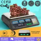 Electronic Digital Kitchen Scale Commercial Shop 40KG 1g Food Weight Scales AU