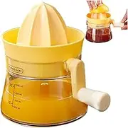 Handheld Lemon Squeezer, 500ml Removable Juice Squeezer with Scale, Orange Juicer with Easy Pour Spout, Kitchen Appliances for Home, Dinning Room, Juice, Lemon