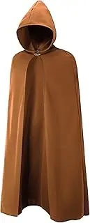 ANDIMADE Medieval Hooded Cloak, Halloween Renaissance Costume, Viking Style, Ranger and Elven Unisex Cape