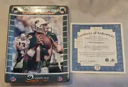 The Bradford Exchange Dan Marino: Record Breaker Plate "369 Touchdowns" with COA