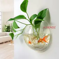 在飛比找蝦皮購物優惠-Alisondz 壁掛式魚缸,三維透明壁掛式魚缸,掛花盆亞克