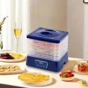 5 Tray Fruit Dryer Food Dehydrator Temperature Control 24H Timer 220-240V/110V