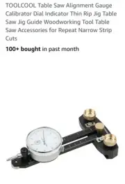 Table Saw Dial Indicator 0.01 mm Accuracy Table Saw Alignment Gauge Calibrator❂