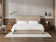 My Style Tapered Headboard & Standard Base - Super King / Natural / Standard Base