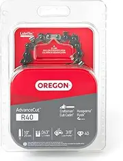 [Oregon] R40 AdvanceCut 10-Inch Chainsaw Chain, Fits Craftsman, Cub Cadet, Husqvarna, Ryobi, Grey