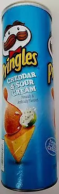 NEW PRINGLES CHEDDAR & SOUR CREAM FLAVOR POTATO CHIPS 5.5 OZ